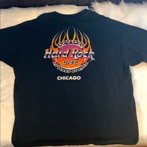 HARD ROCK CAFE Chicago XXL Black short slv Tshirt